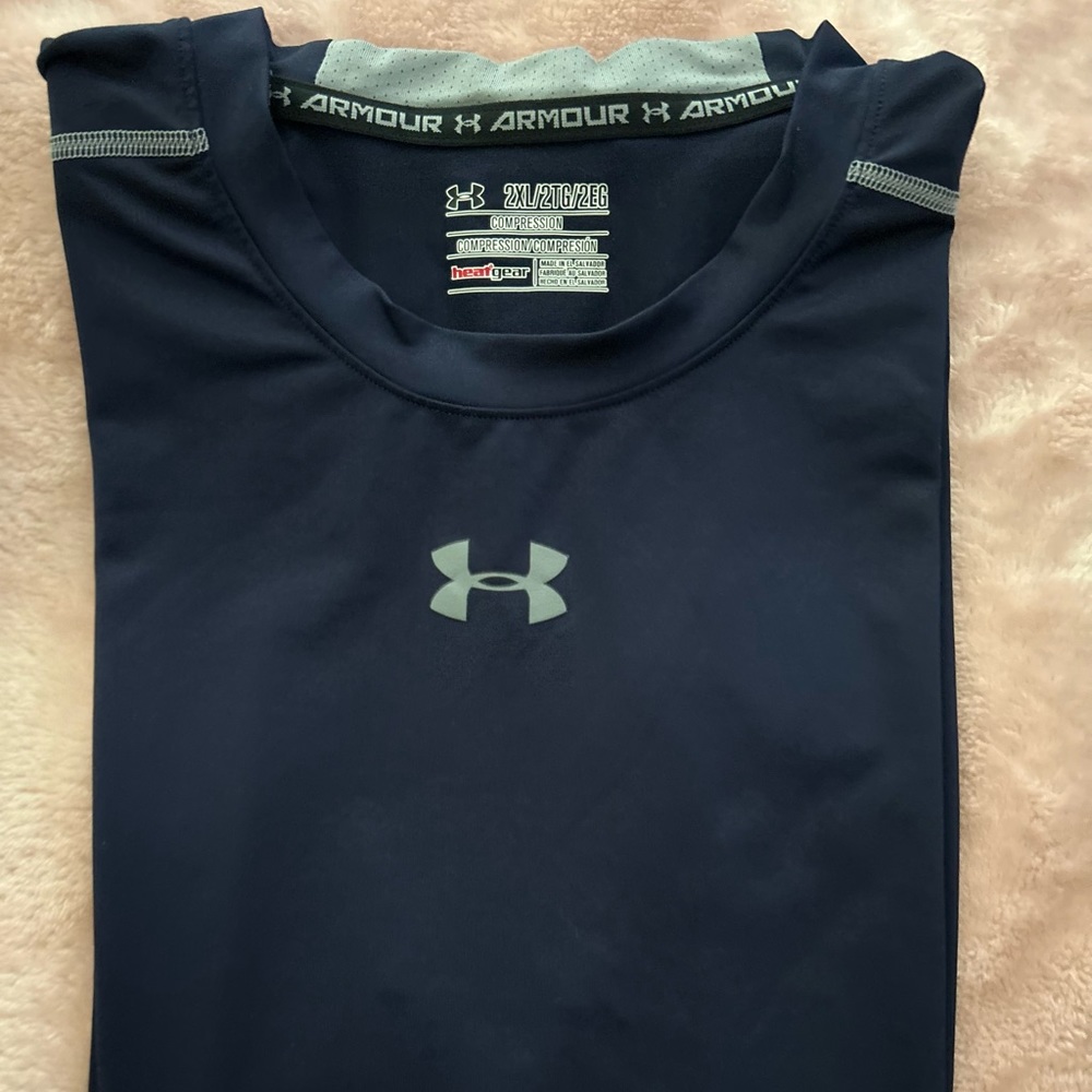 Under Armour Navy Blue, Compression Heat-Gear, Sleeveless - NWOT - 2XL - $13